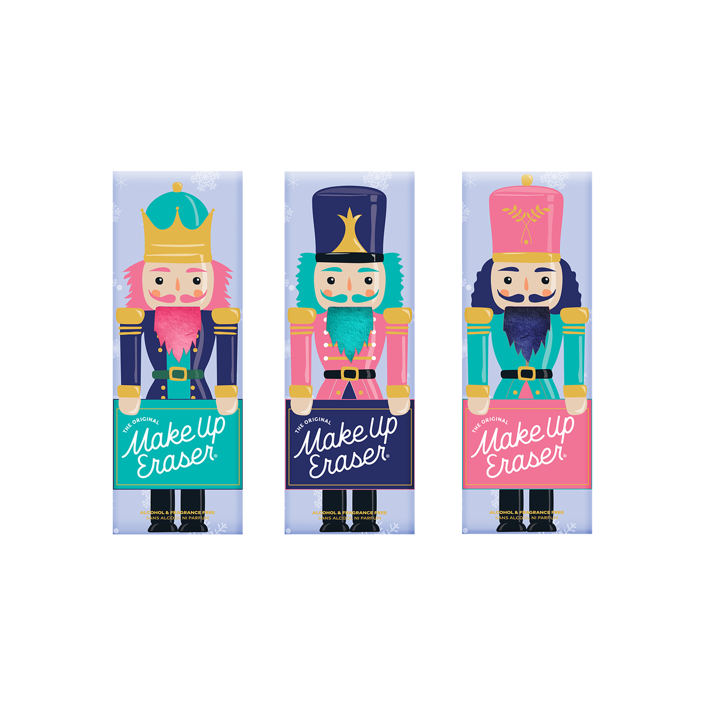 MakeUp Eraser Nutcracker 3pc Mini PRO