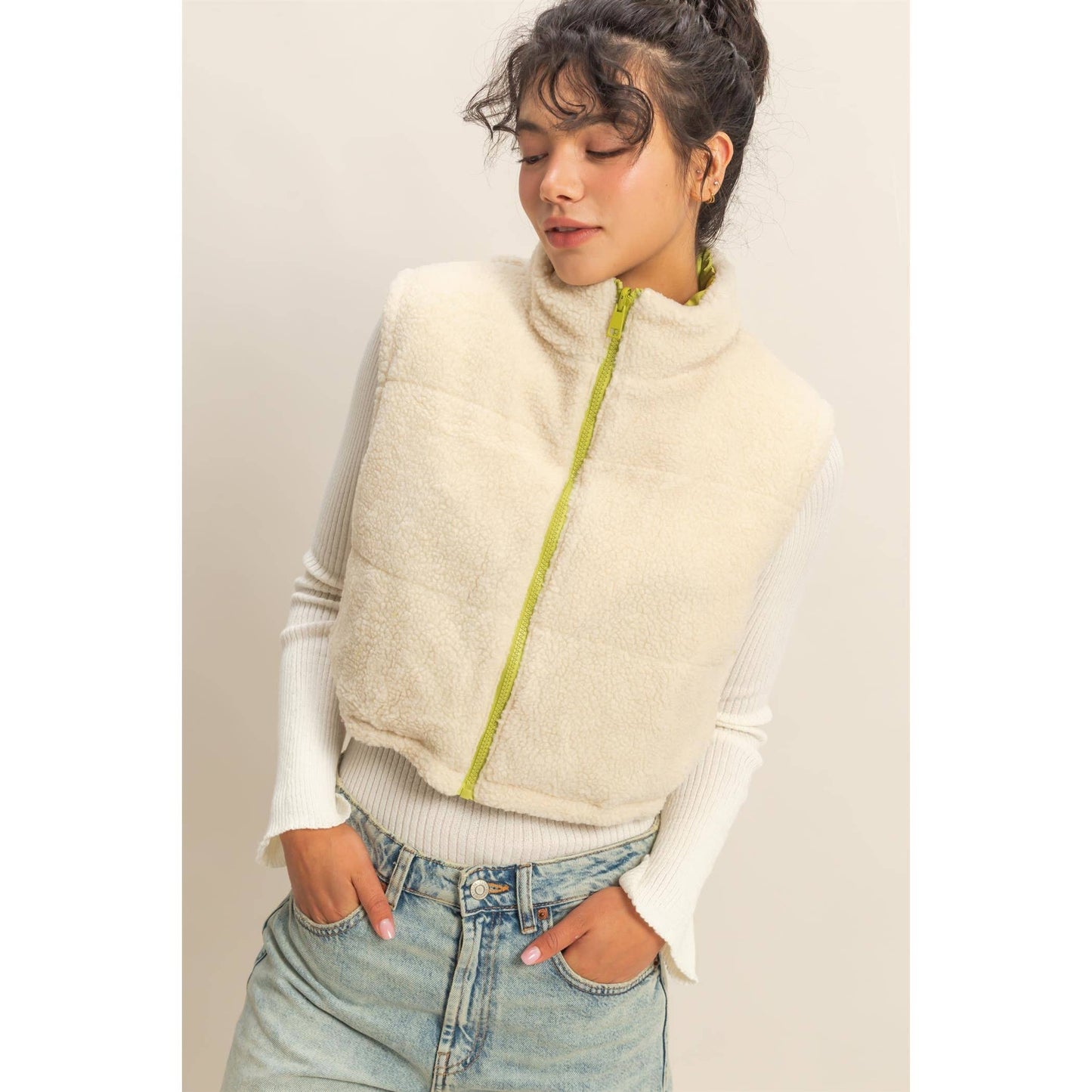 Sour Apple Reversible Vest
