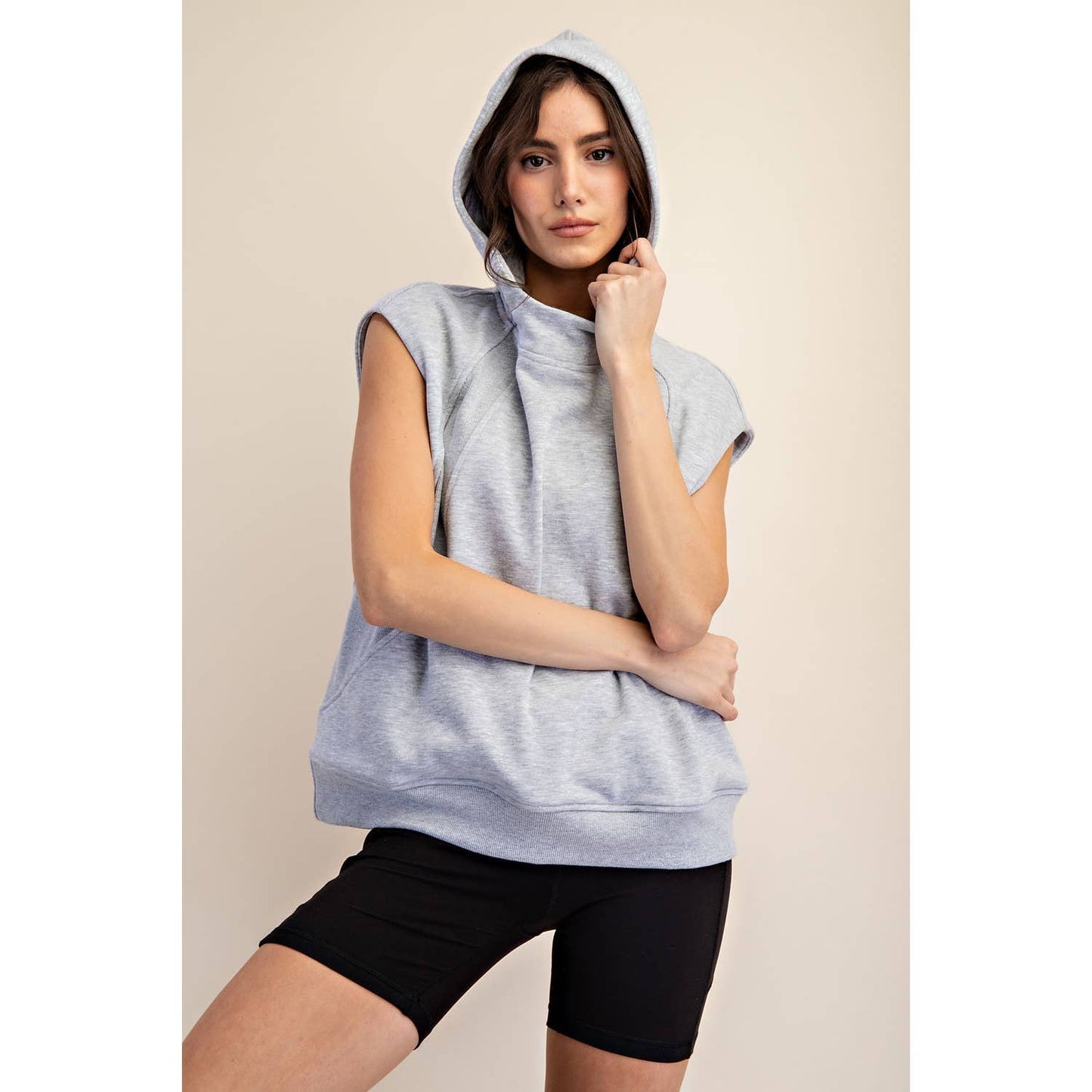 The Head Spin Oversized Sleeveless Hood