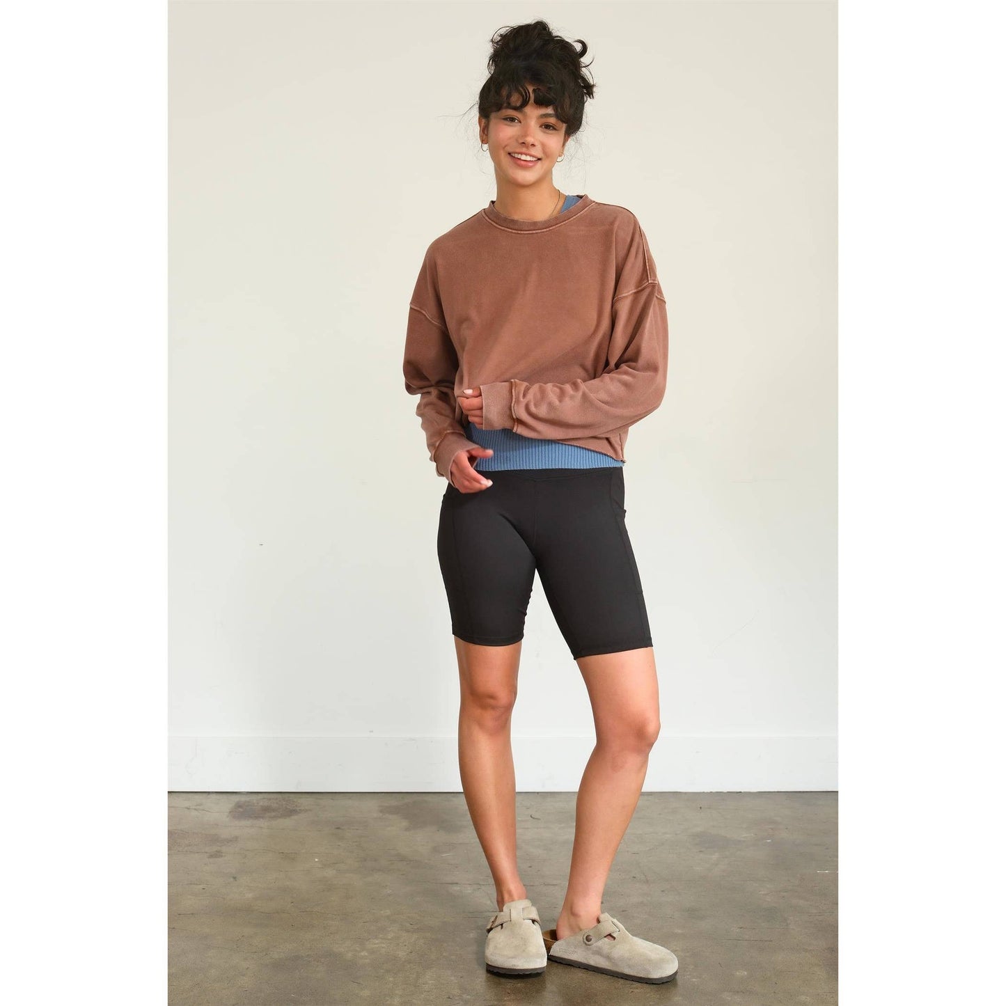 Cropped Crewneck Sweatshirt