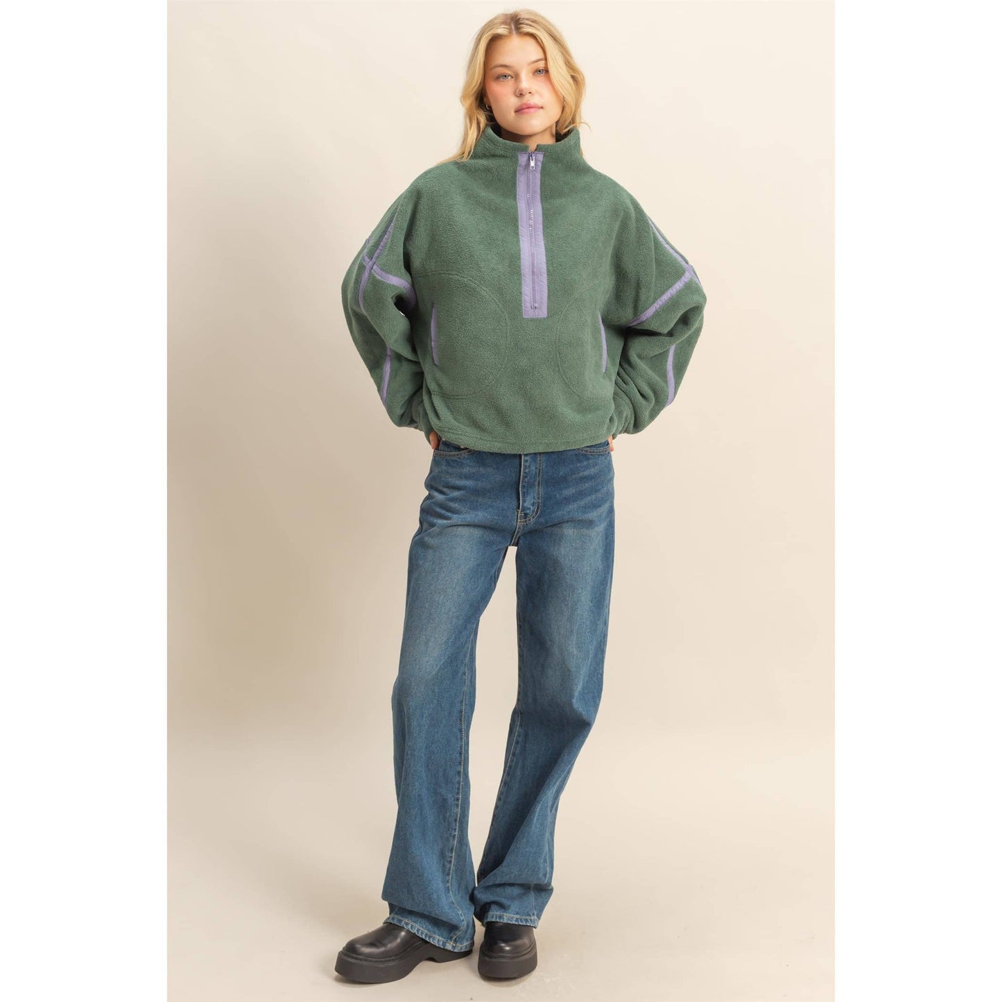 Spicy Cider Half-Zip Pullover