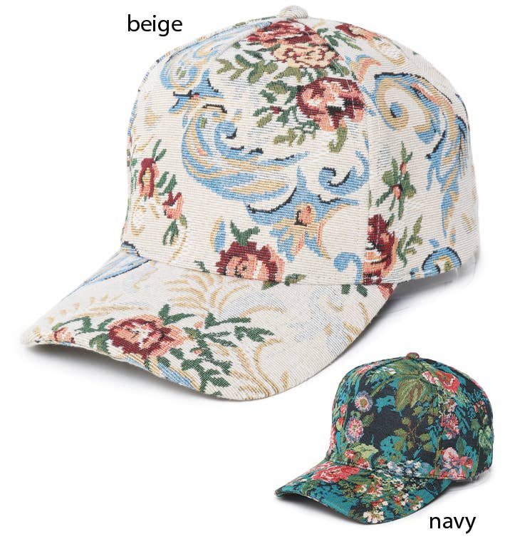 The Floral Tomboy Baseball Cap