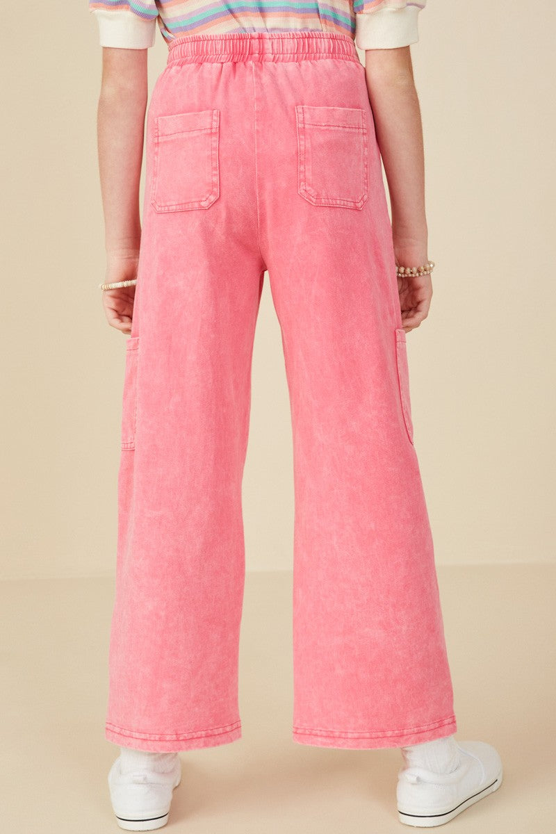 Cargo Pocket Wide Leg Pant
