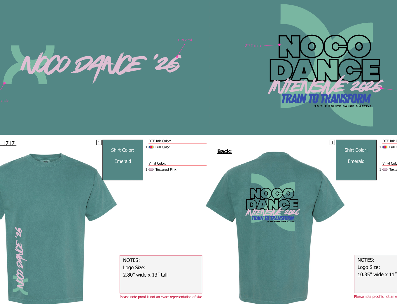 NOCO Dance Intensive Collab Tee {Limited Edition} Preorder
