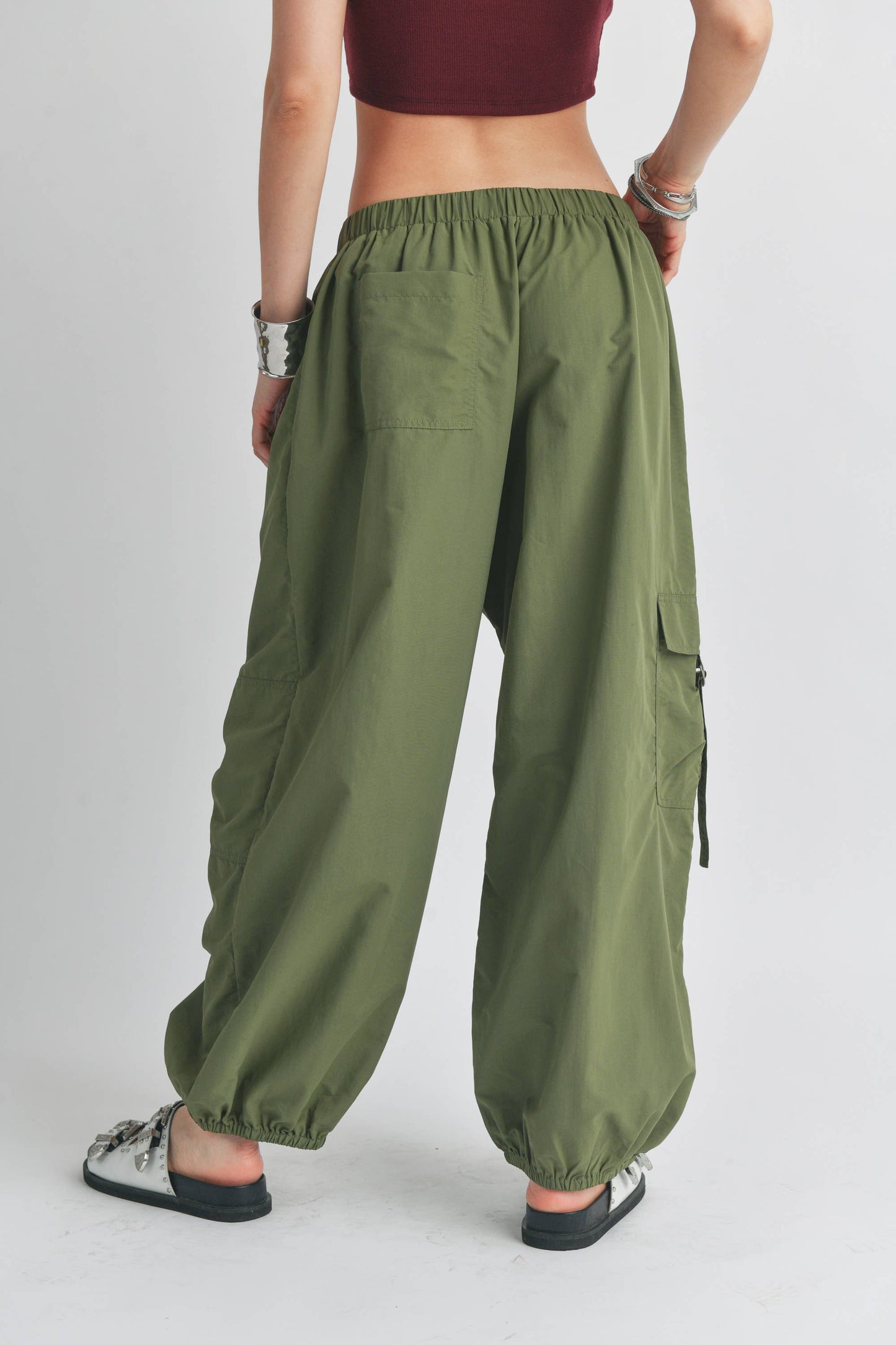 Orange Crush Parachute Pant