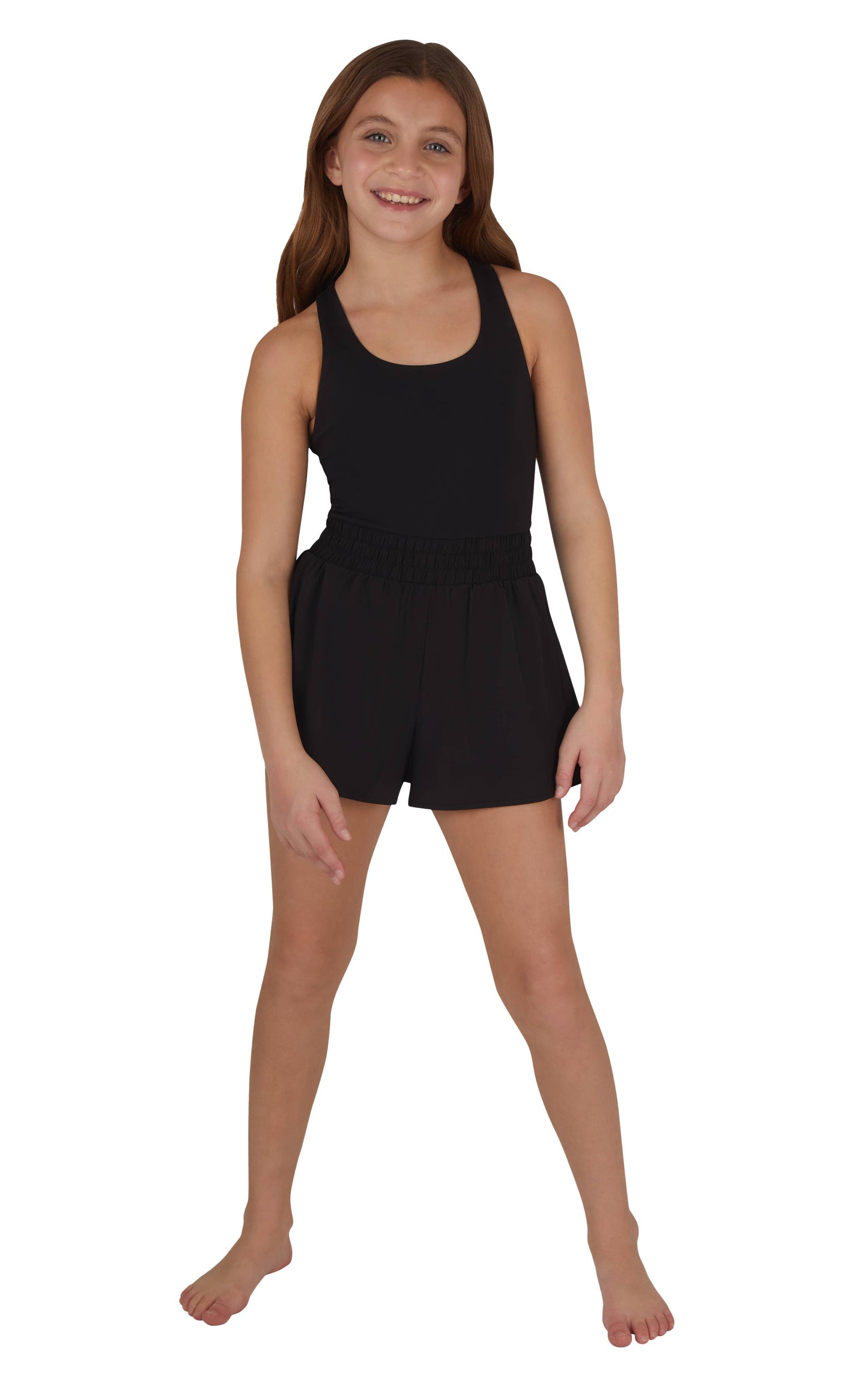 Girls Hybrid Romper
