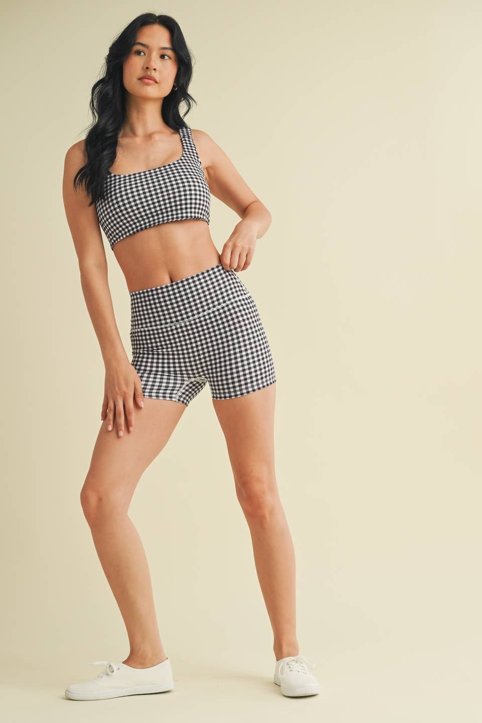 Sweetpea Gingham Short