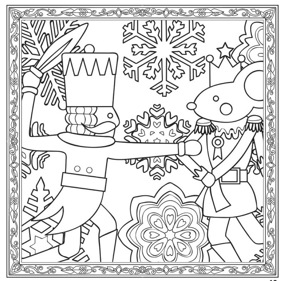 Nutcracker Sweets: Nutcracker Coloring Book