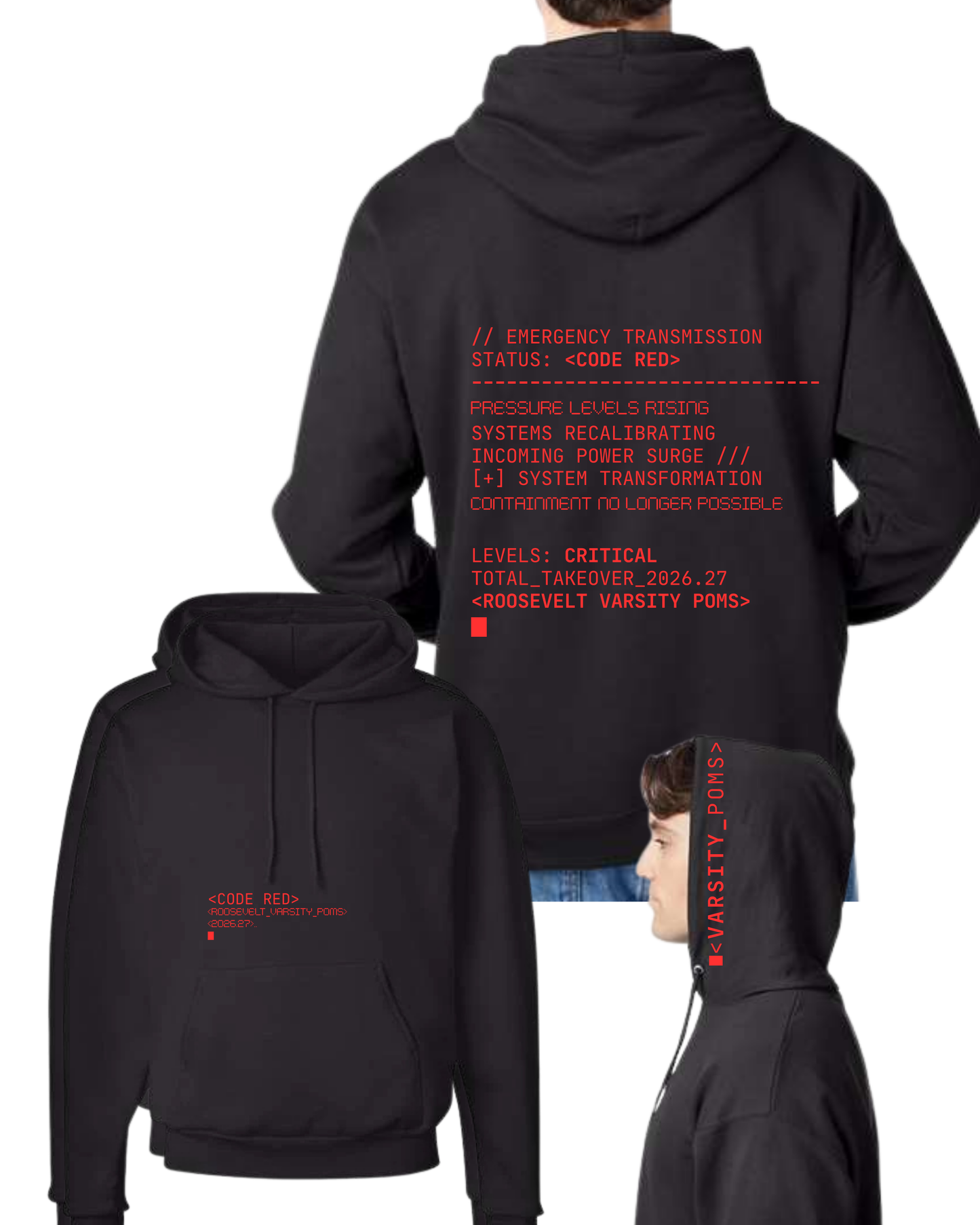 Code Red Varsity Hoodie