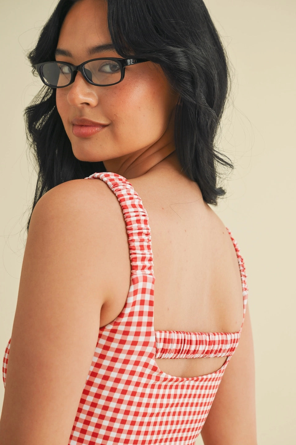 Sweet Summertime Gingham Print Top