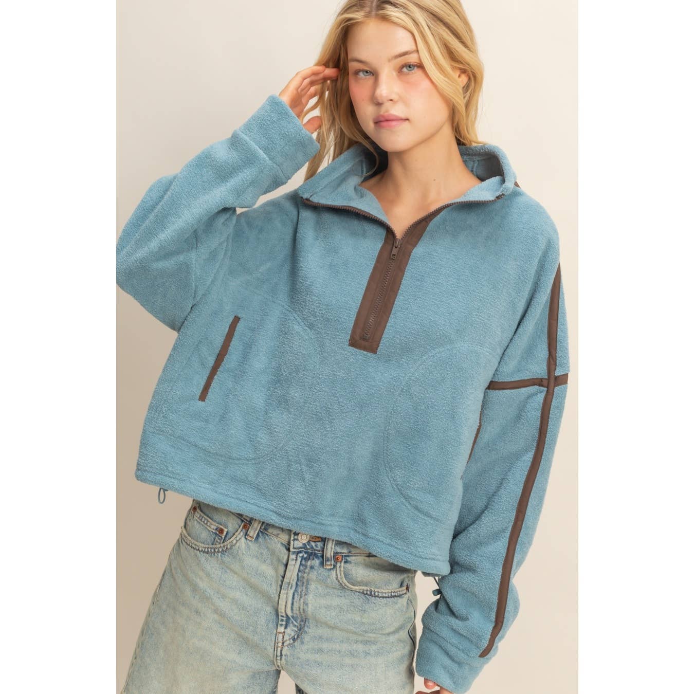 Spicy Cider Half-Zip Pullover