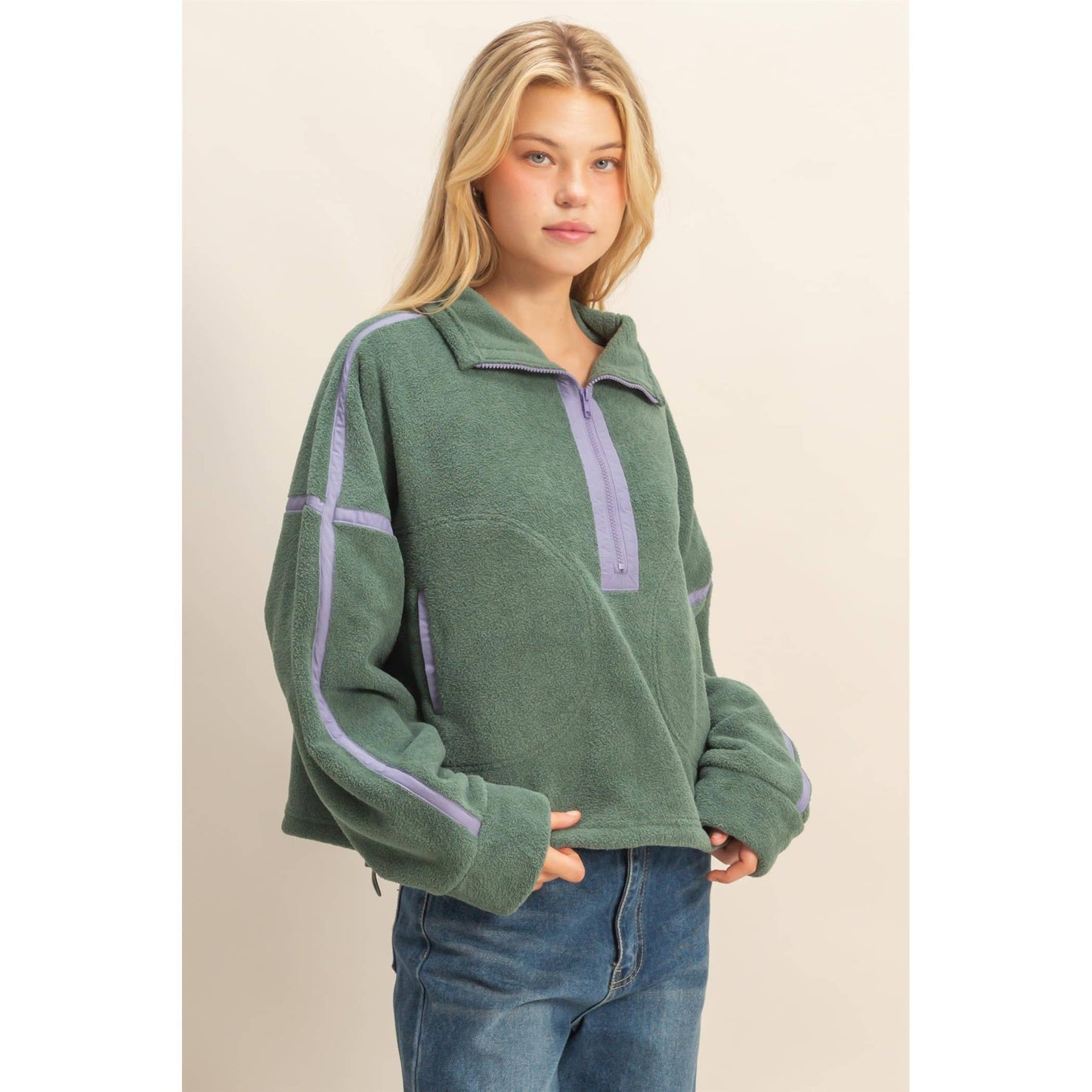 Spicy Cider Half-Zip Pullover