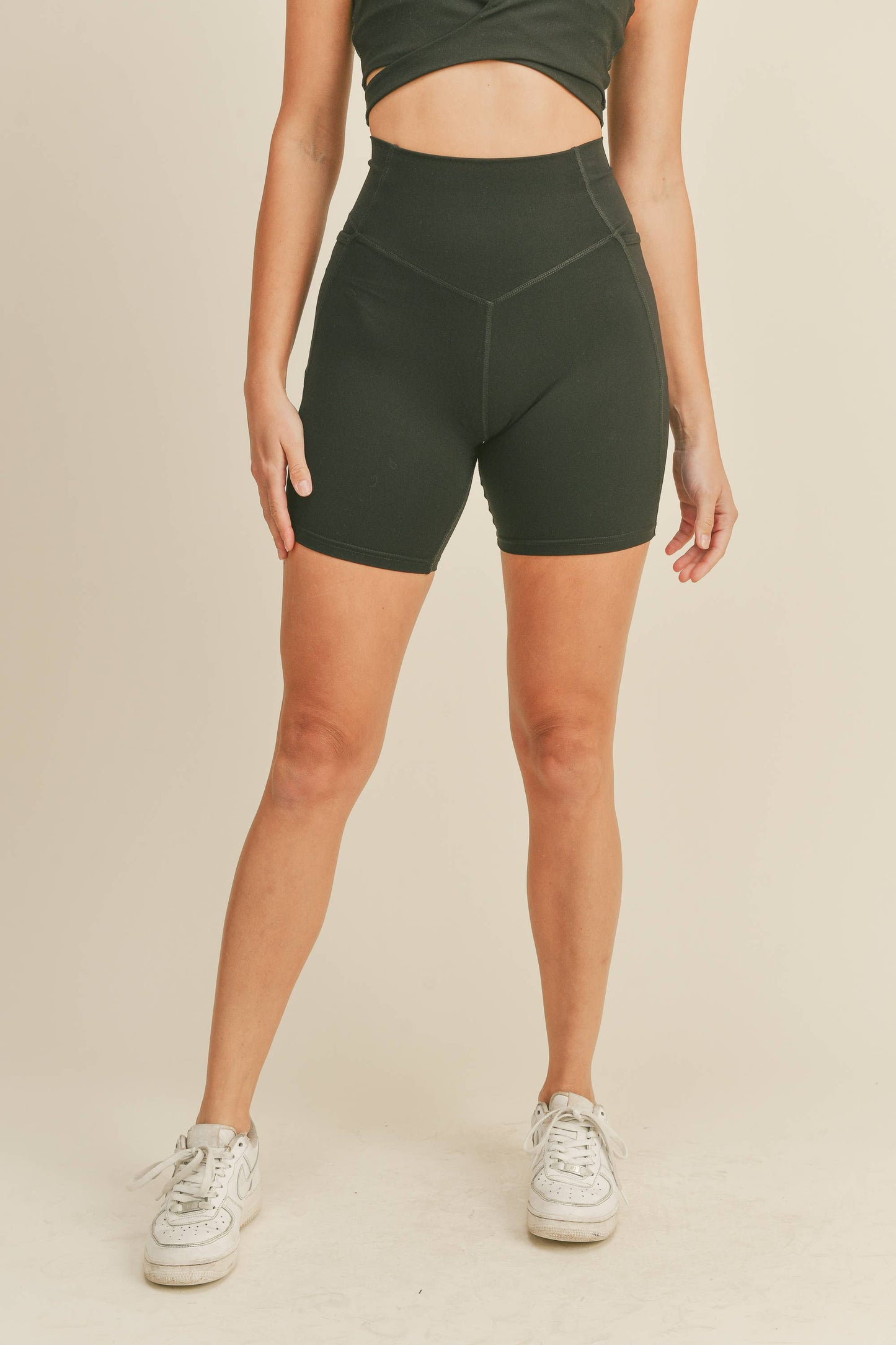 Black Power Sculpt Biker Short