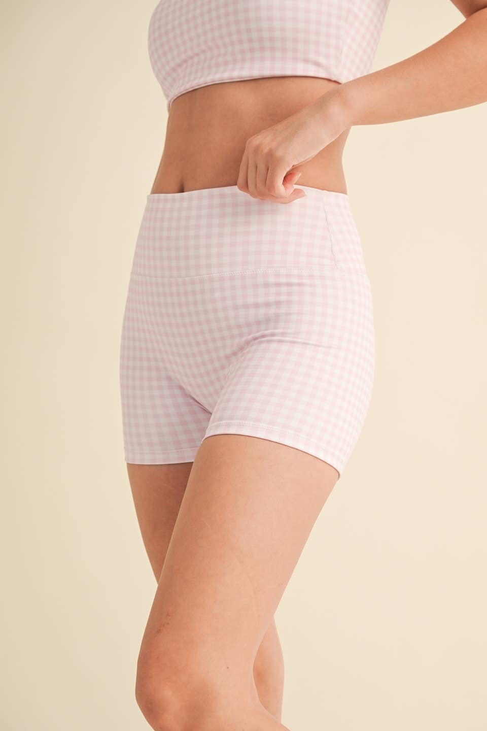 Sweetpea Gingham Short