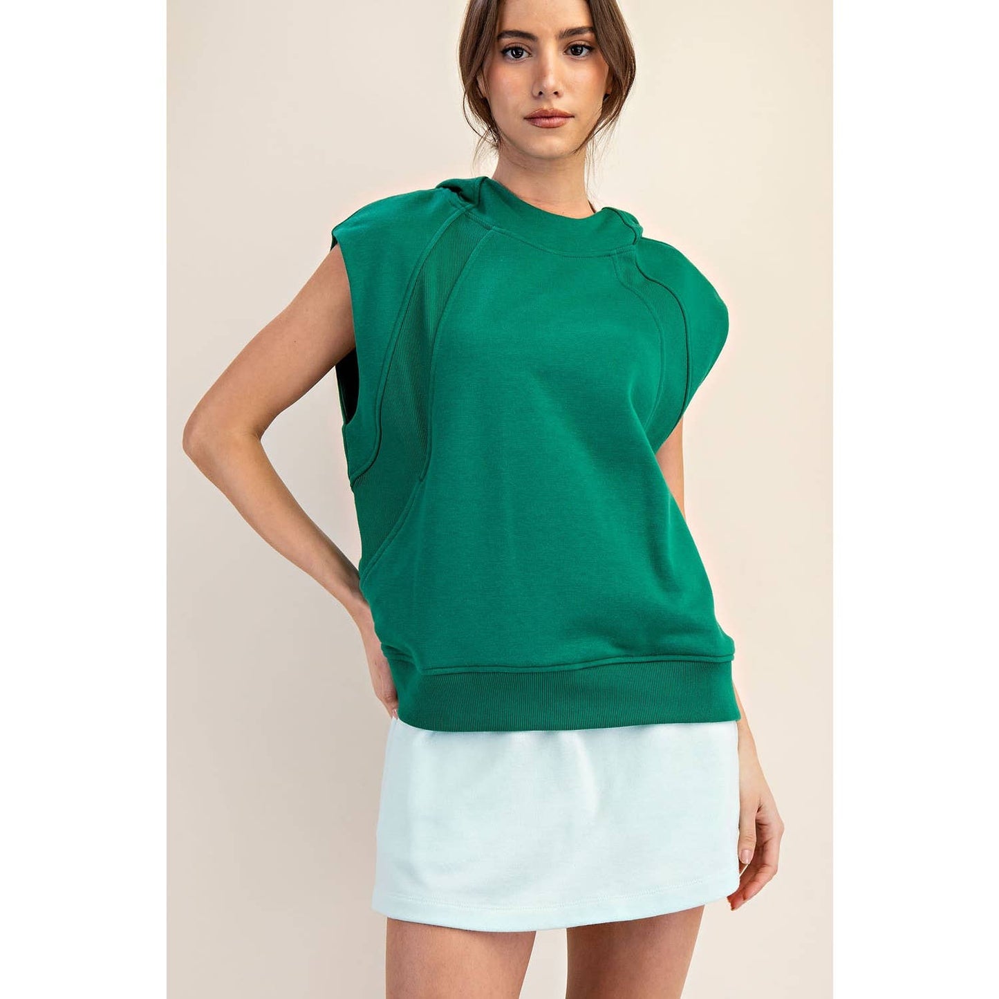 The Head Spin Oversized Sleeveless Hood