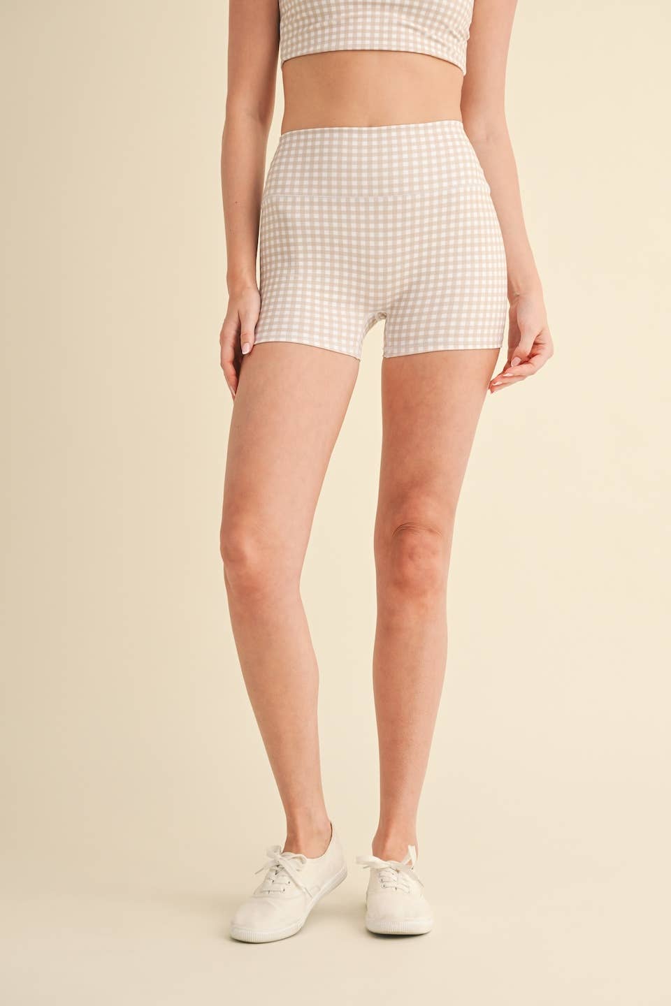 Sweetpea Gingham Short