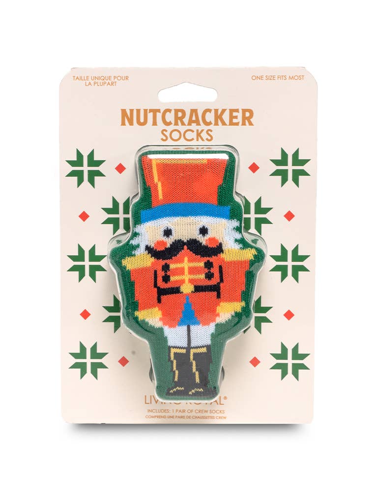 '3D' Nutcracker Socks
