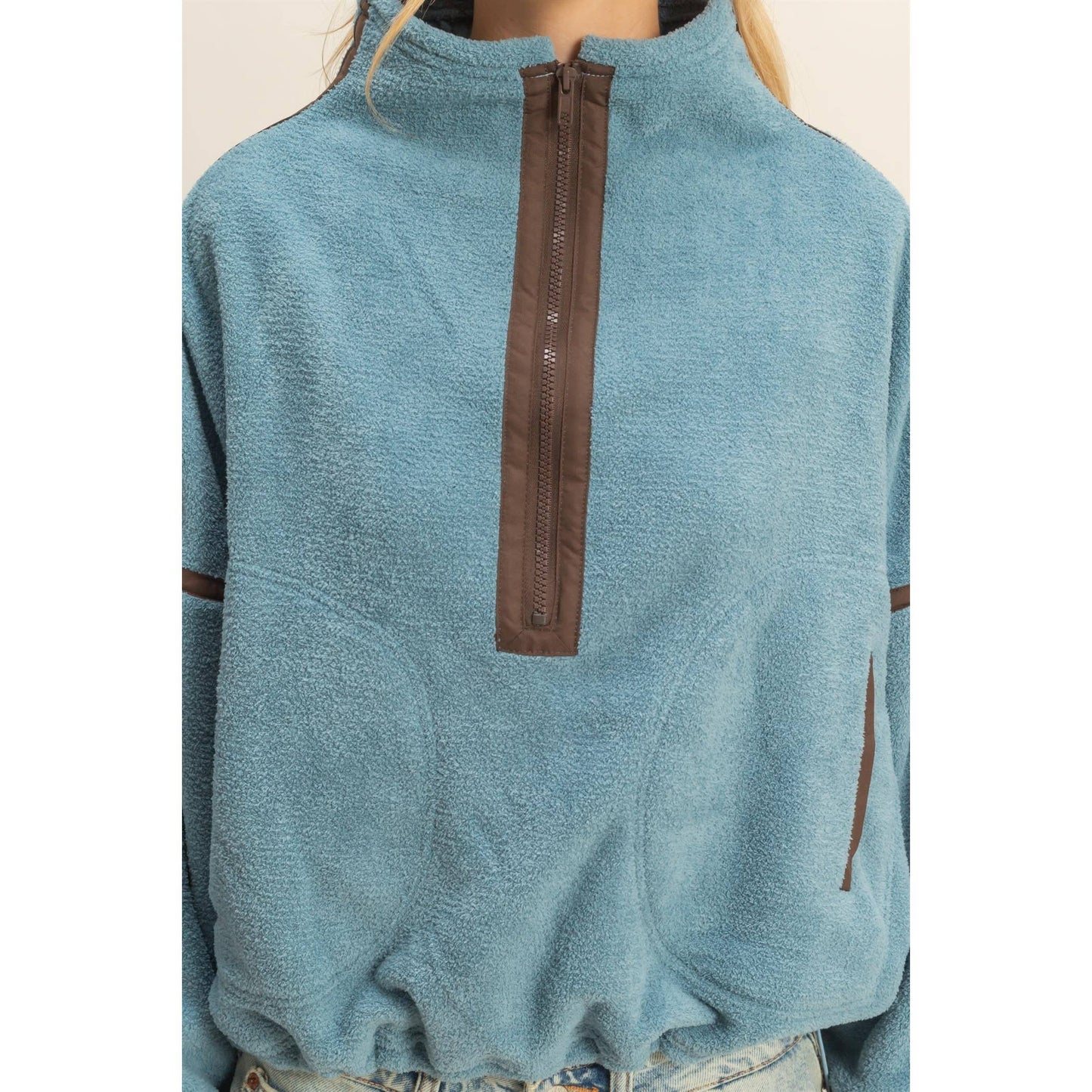 Spicy Cider Half-Zip Pullover
