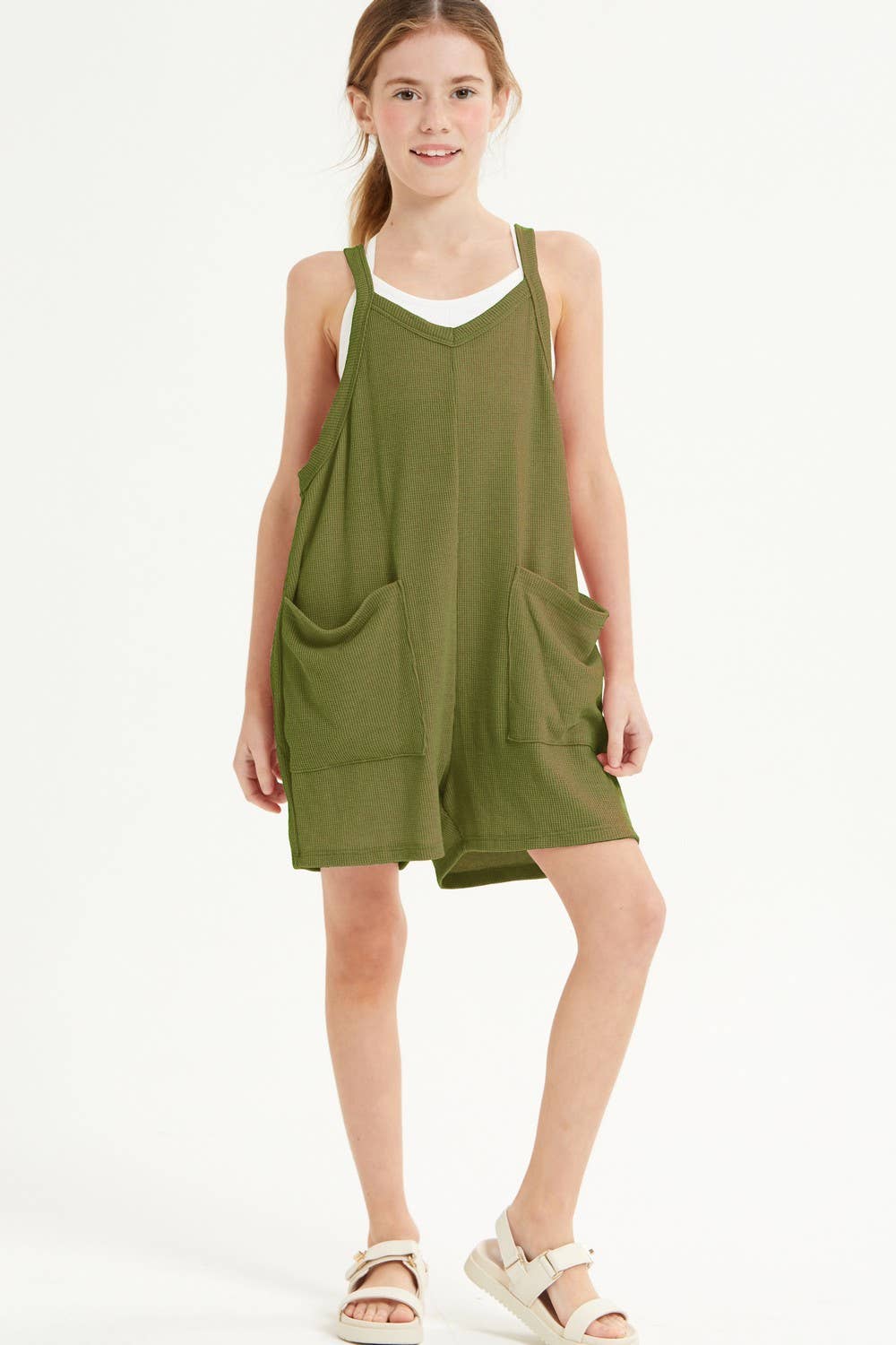 Olive Green Thermo Romper