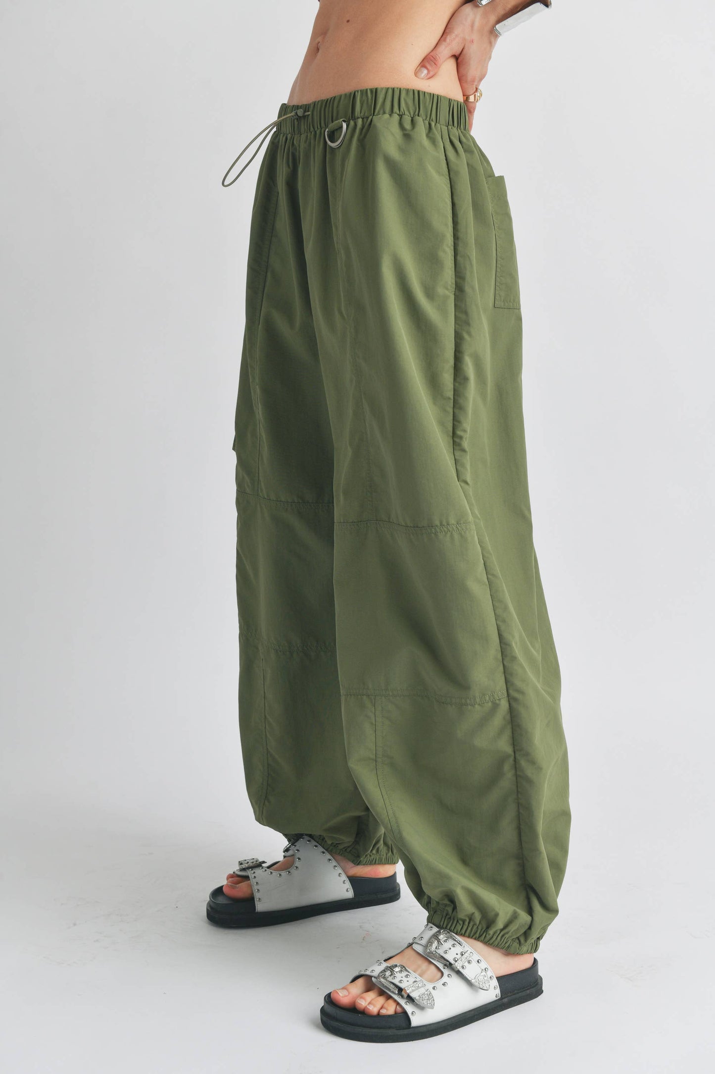Orange Crush Parachute Pant