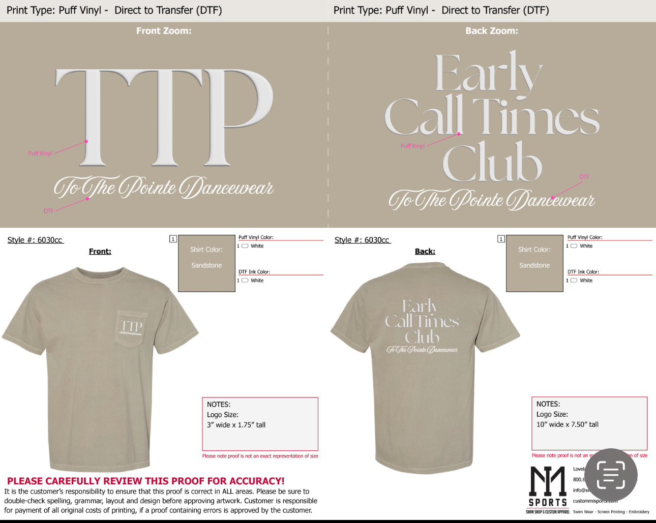 PREORDER Early Call Times Club