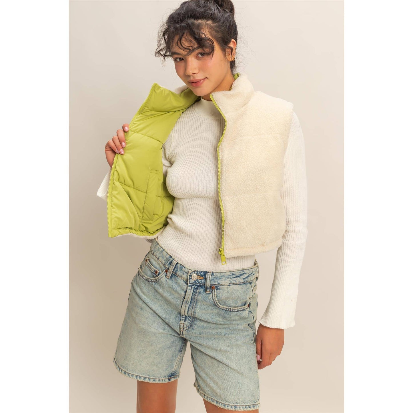 Sour Apple Reversible Vest