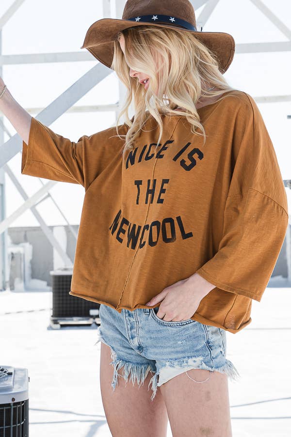 Nice is the New Cool Graphic T-shirt
