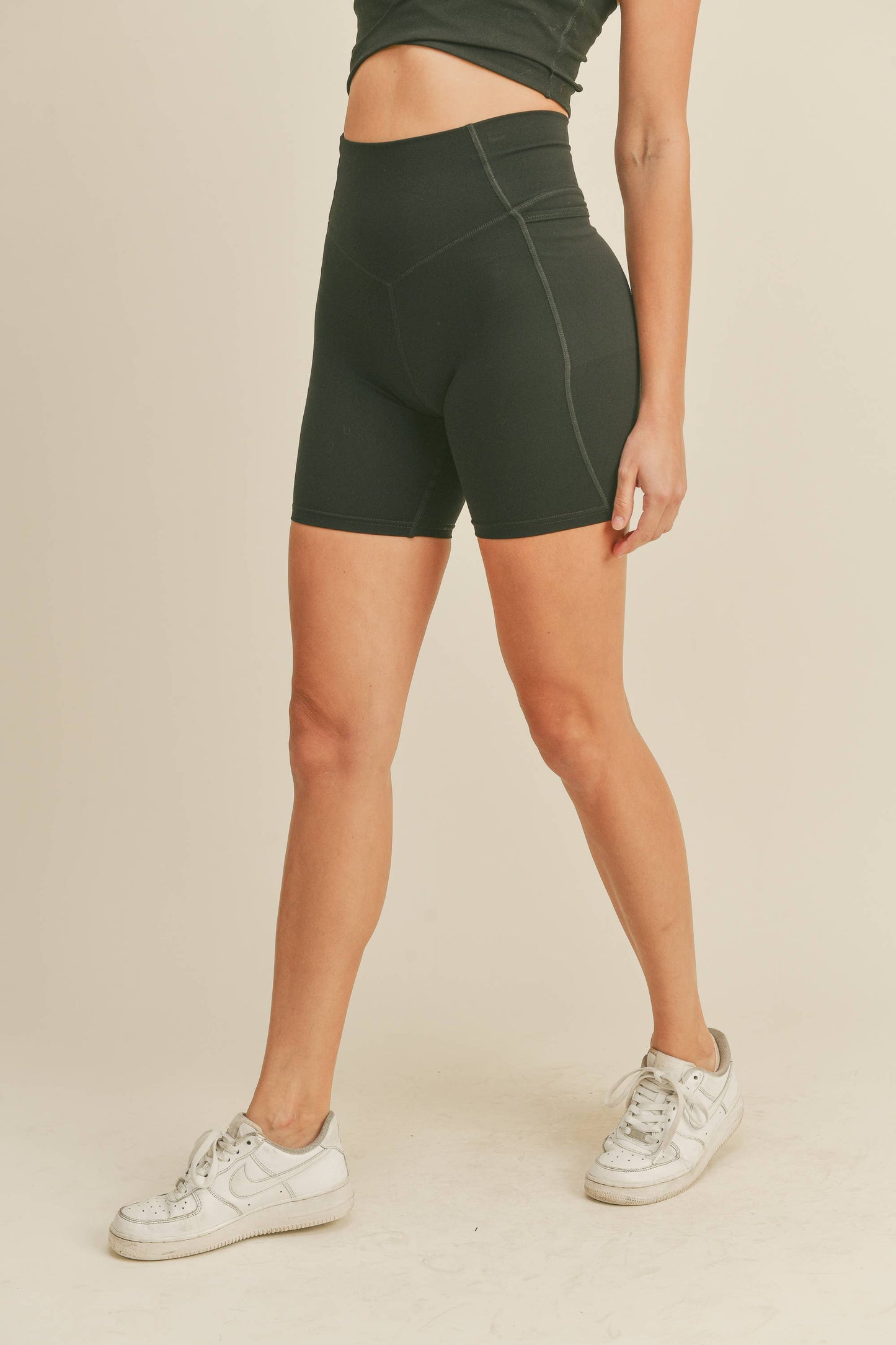 Black Power Sculpt Biker Short