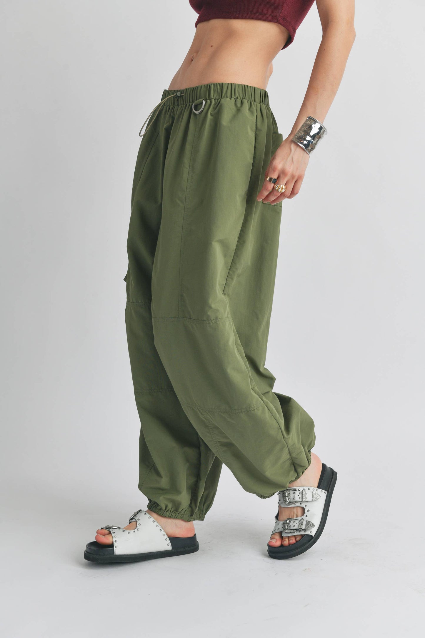 Orange Crush Parachute Pant