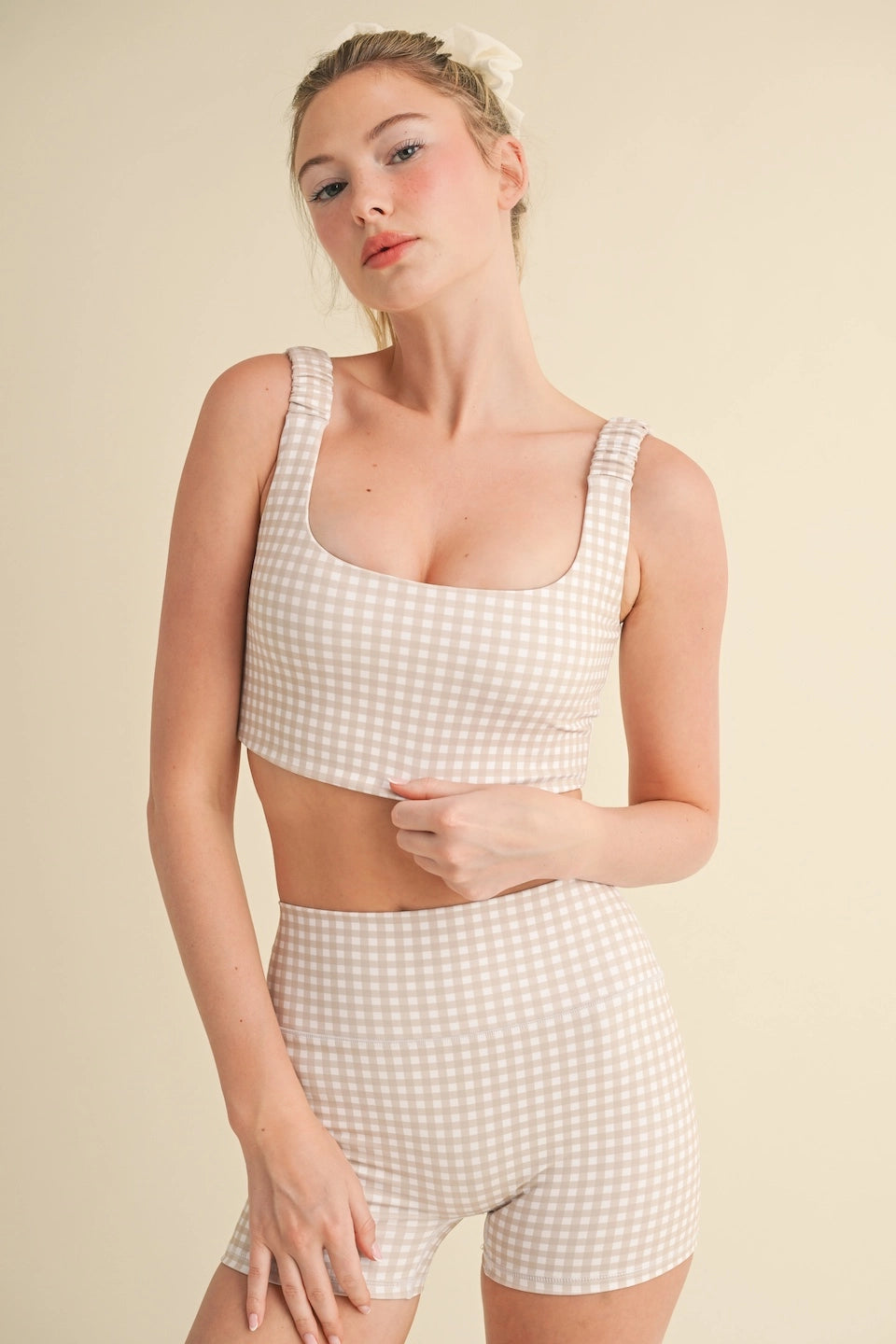 Sweet Summertime Gingham Print Top
