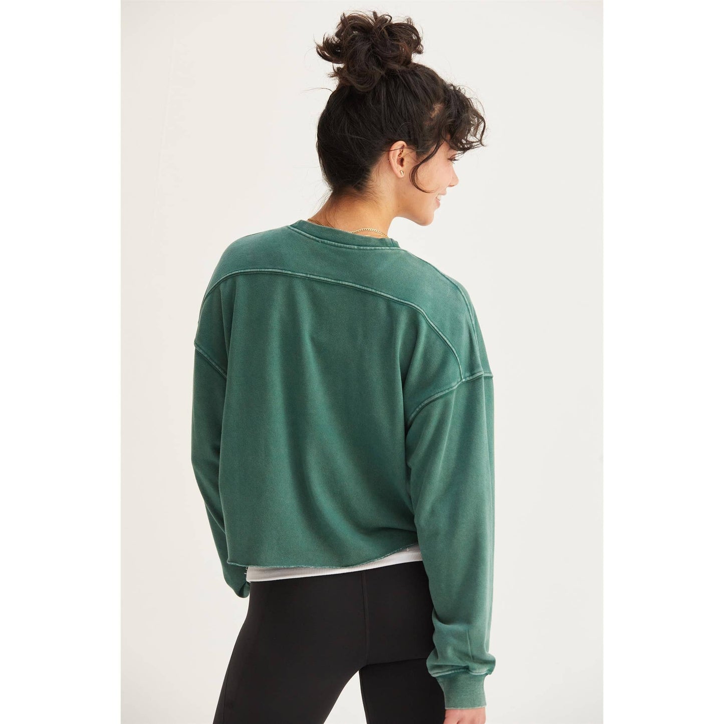 Cropped Crewneck Sweatshirt