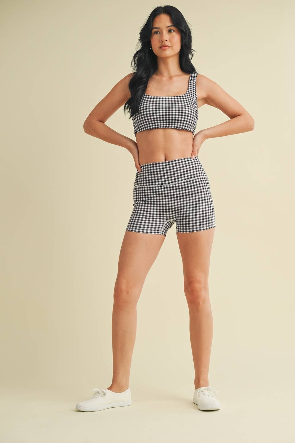 Sweetpea Gingham Short