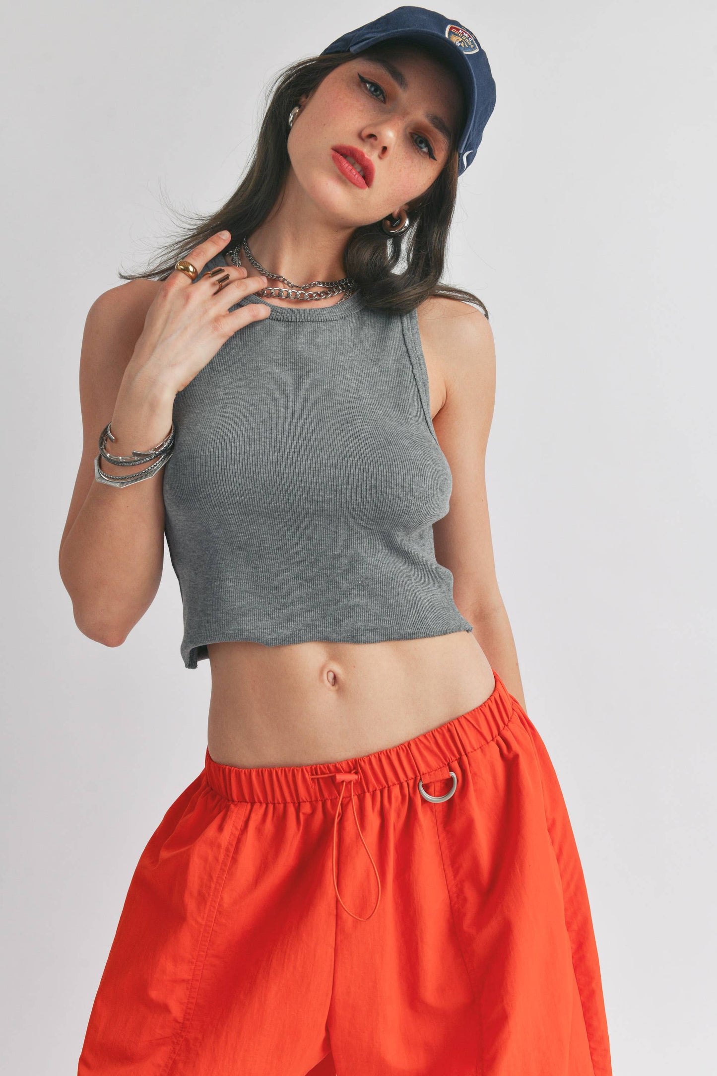 Orange Crush Parachute Pant