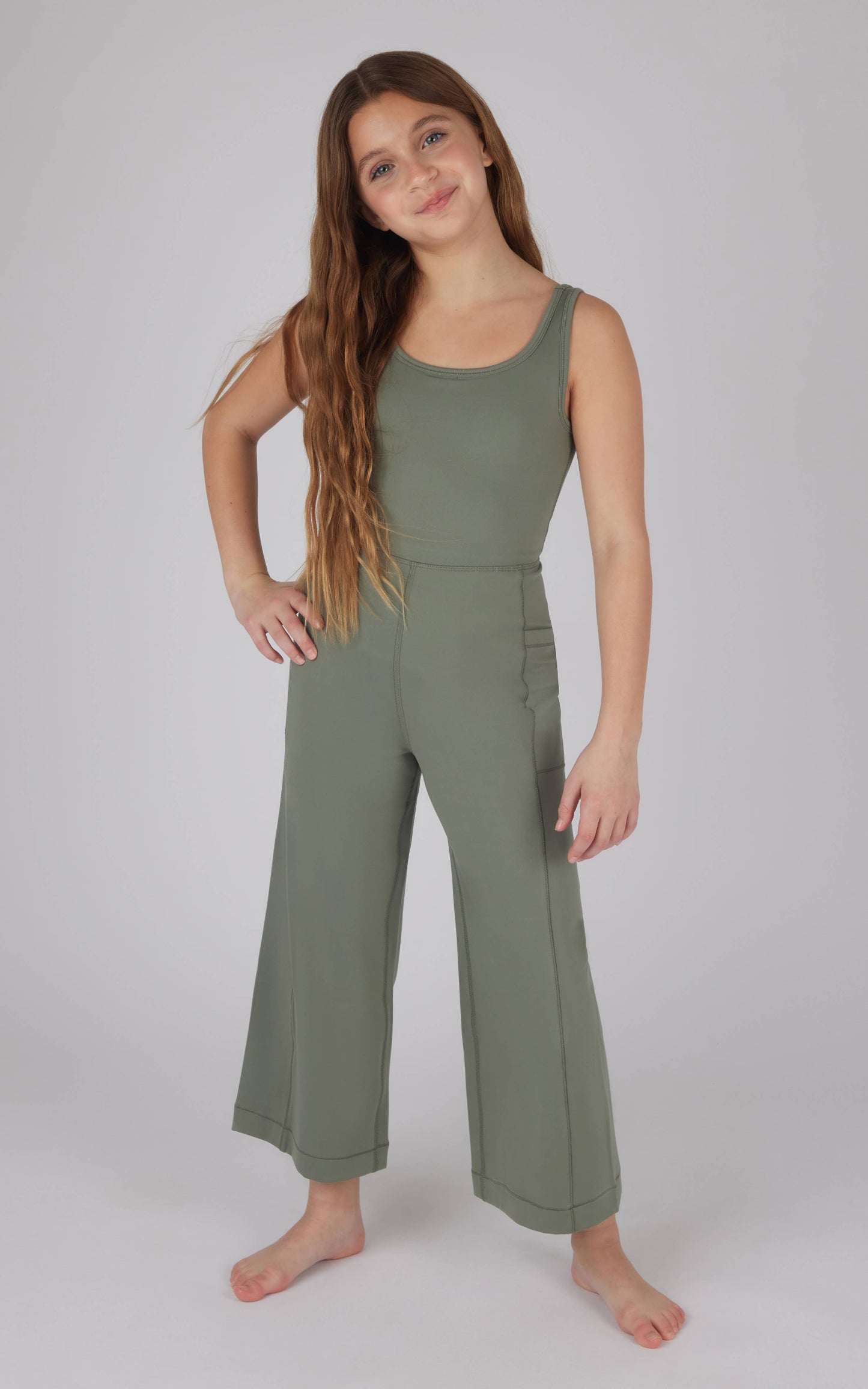 The Shortie Wideleg Cropped Romper