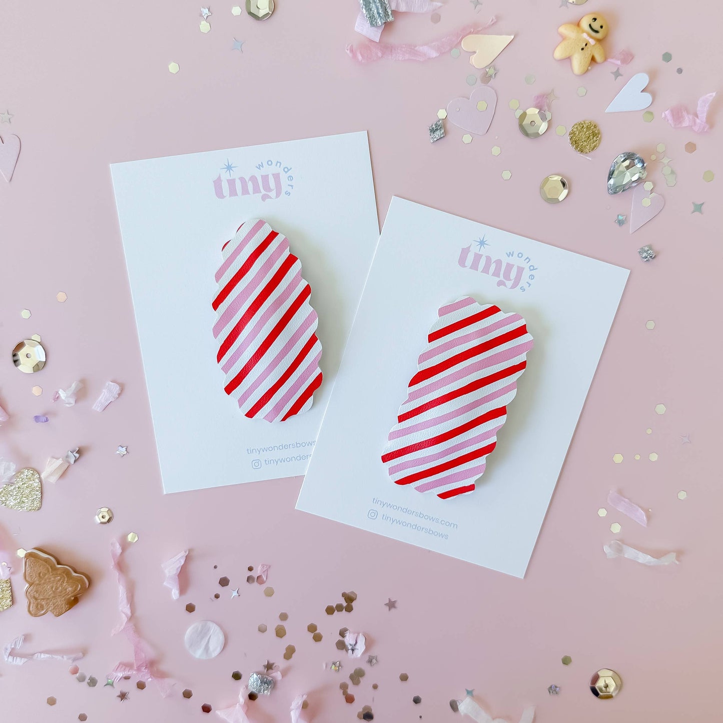 Candy Cane Magic Snap Clip