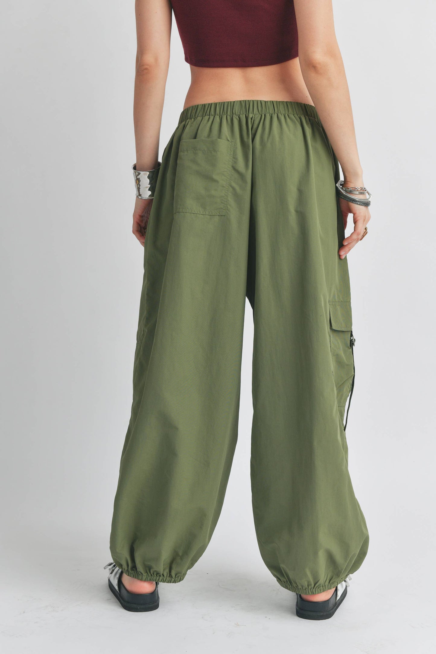 Orange Crush Parachute Pant