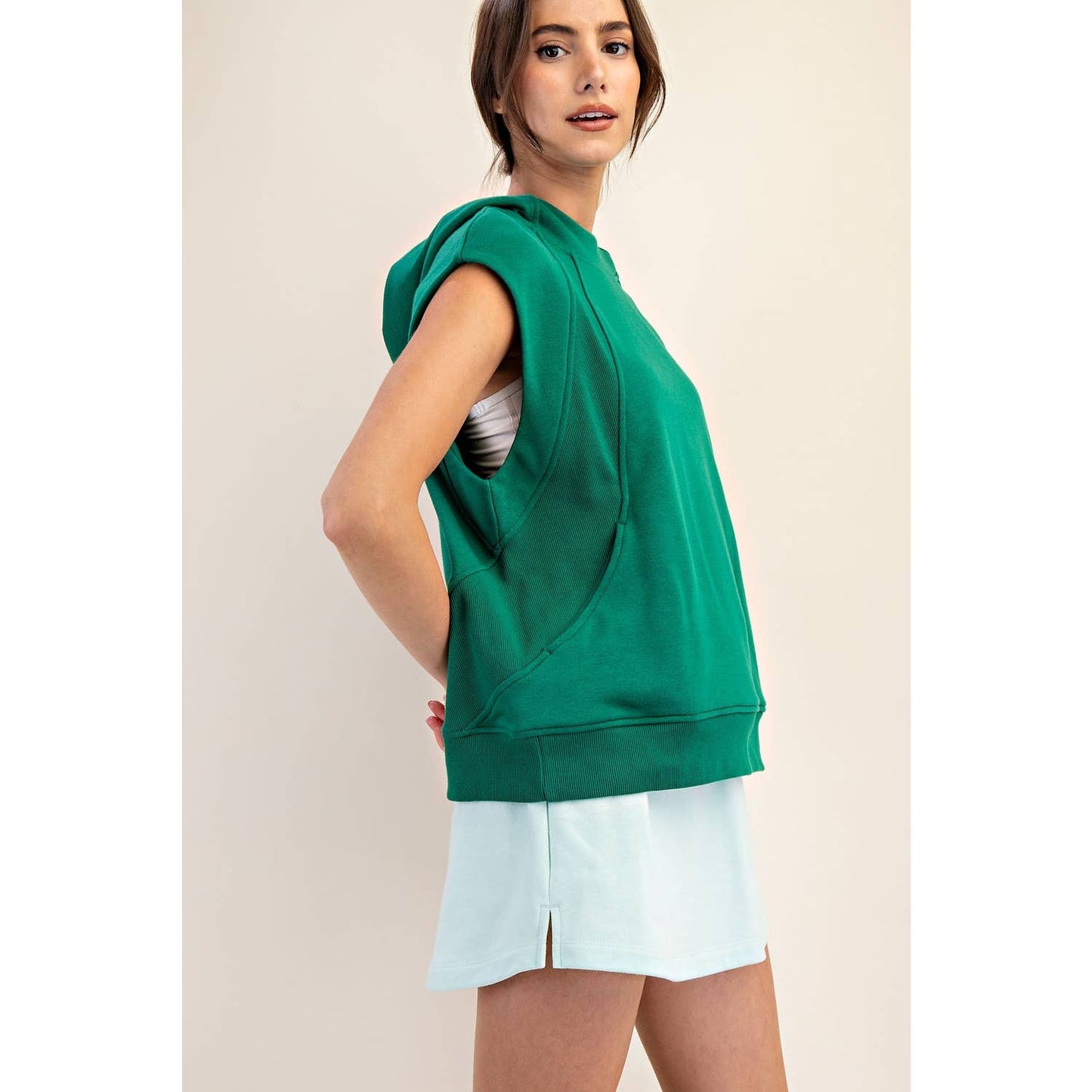 The Head Spin Oversized Sleeveless Hood