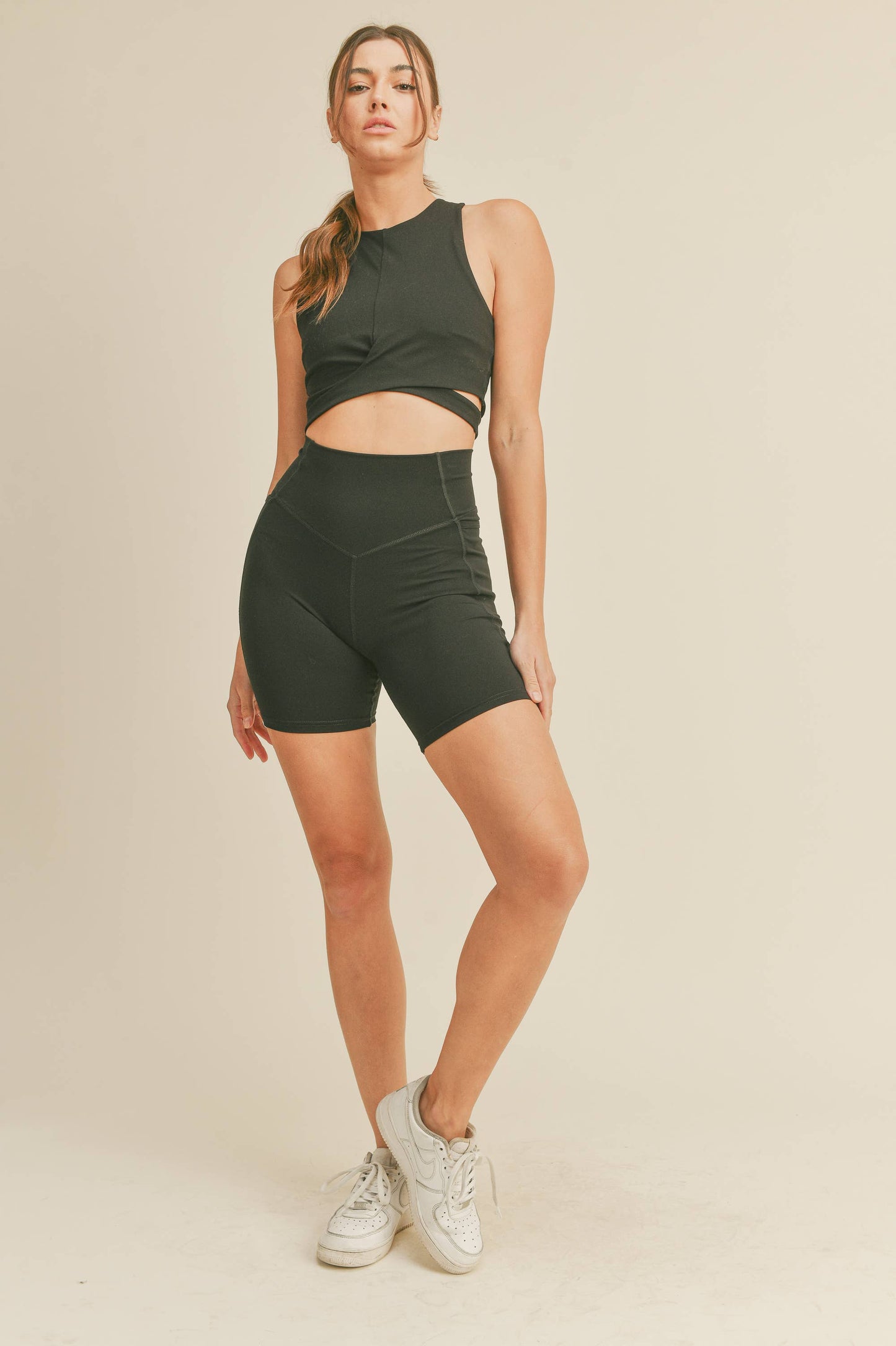 Black Power Sculpt Biker Short