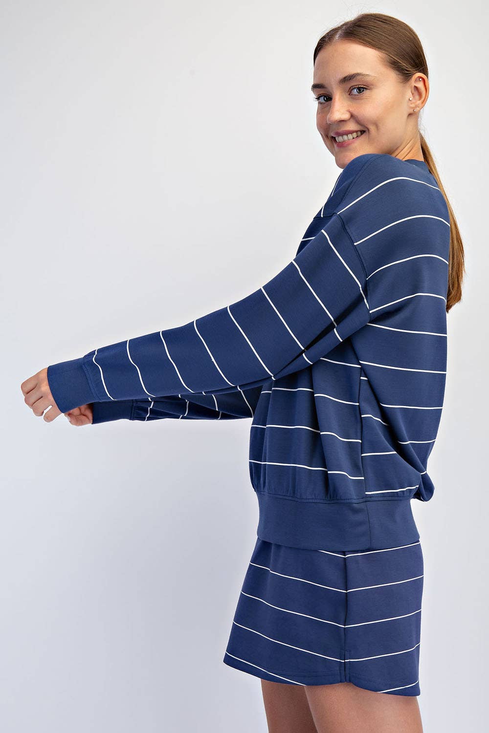 The Core Soft Scuba Striped Crew