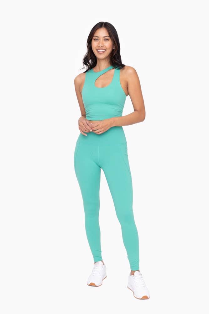 Venice Cut Out Cropped Bra Top