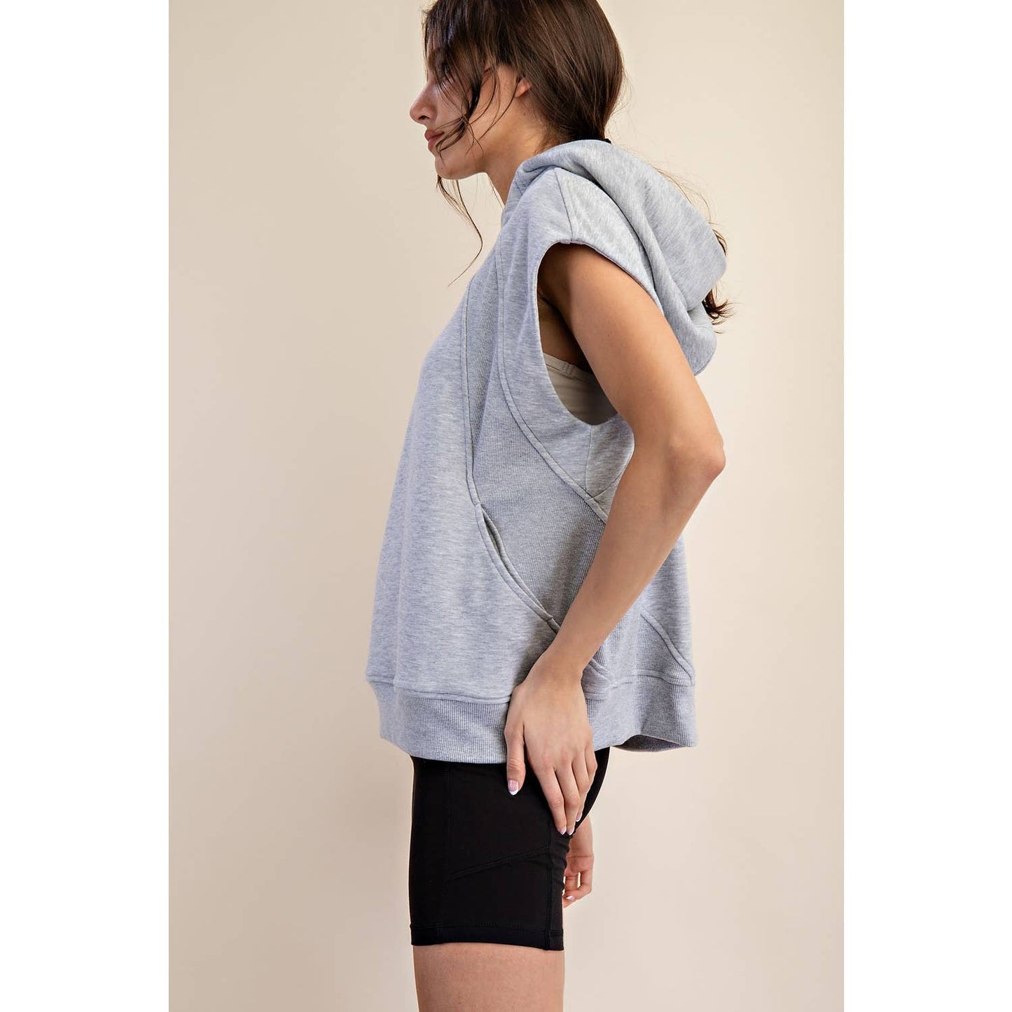The Head Spin Oversized Sleeveless Hood