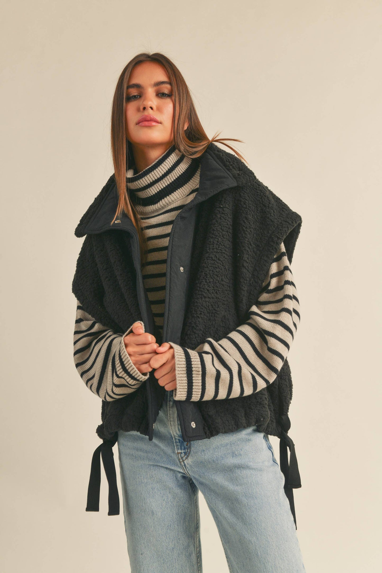 Go Big or Go Red Sherpa Vest