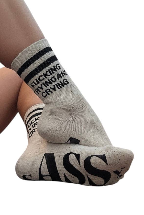 Fucking Trying And Crying sASSy Socks