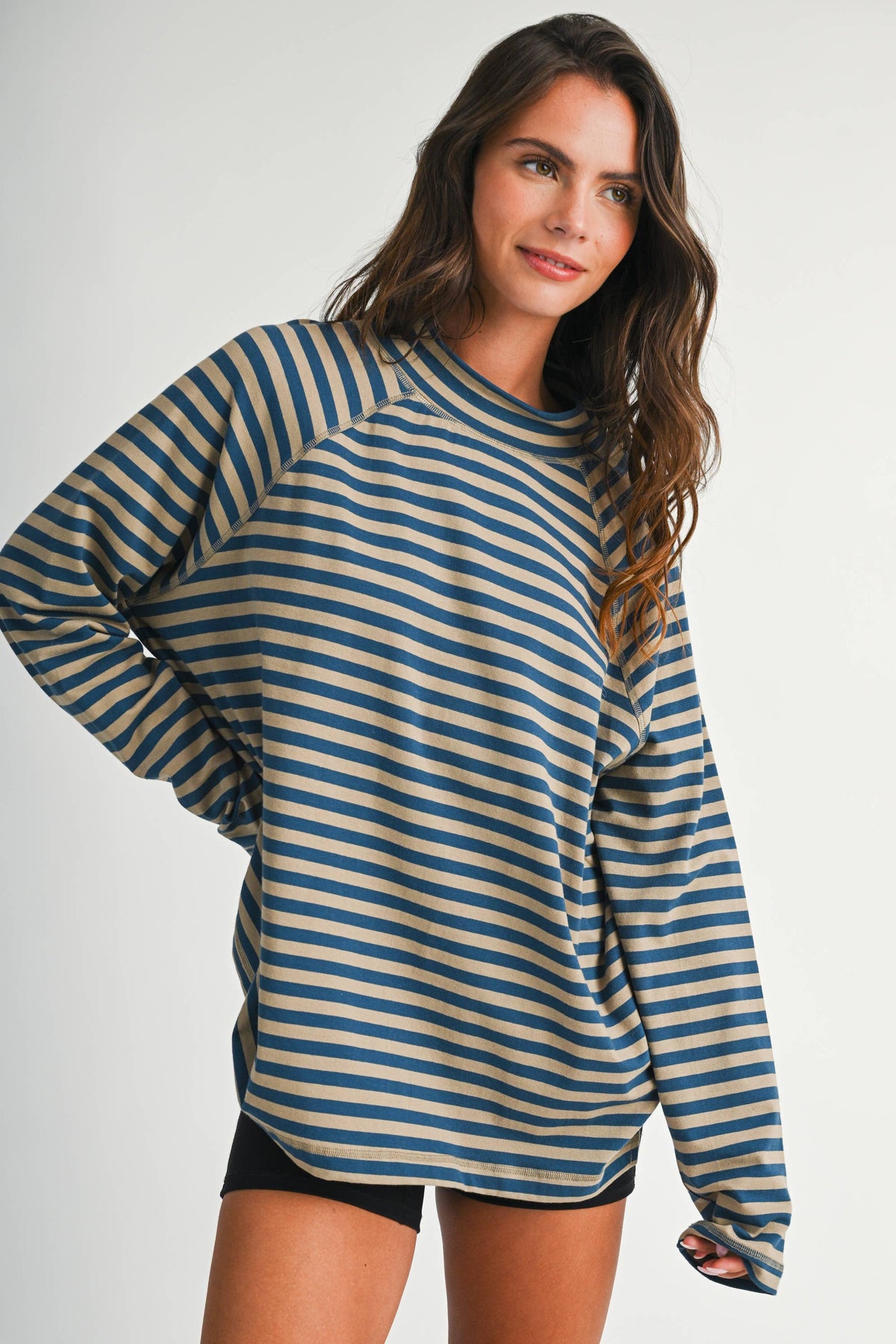 The Studio Slouch Stripe