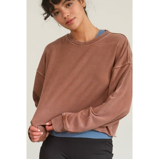 Cropped Crewneck Sweatshirt