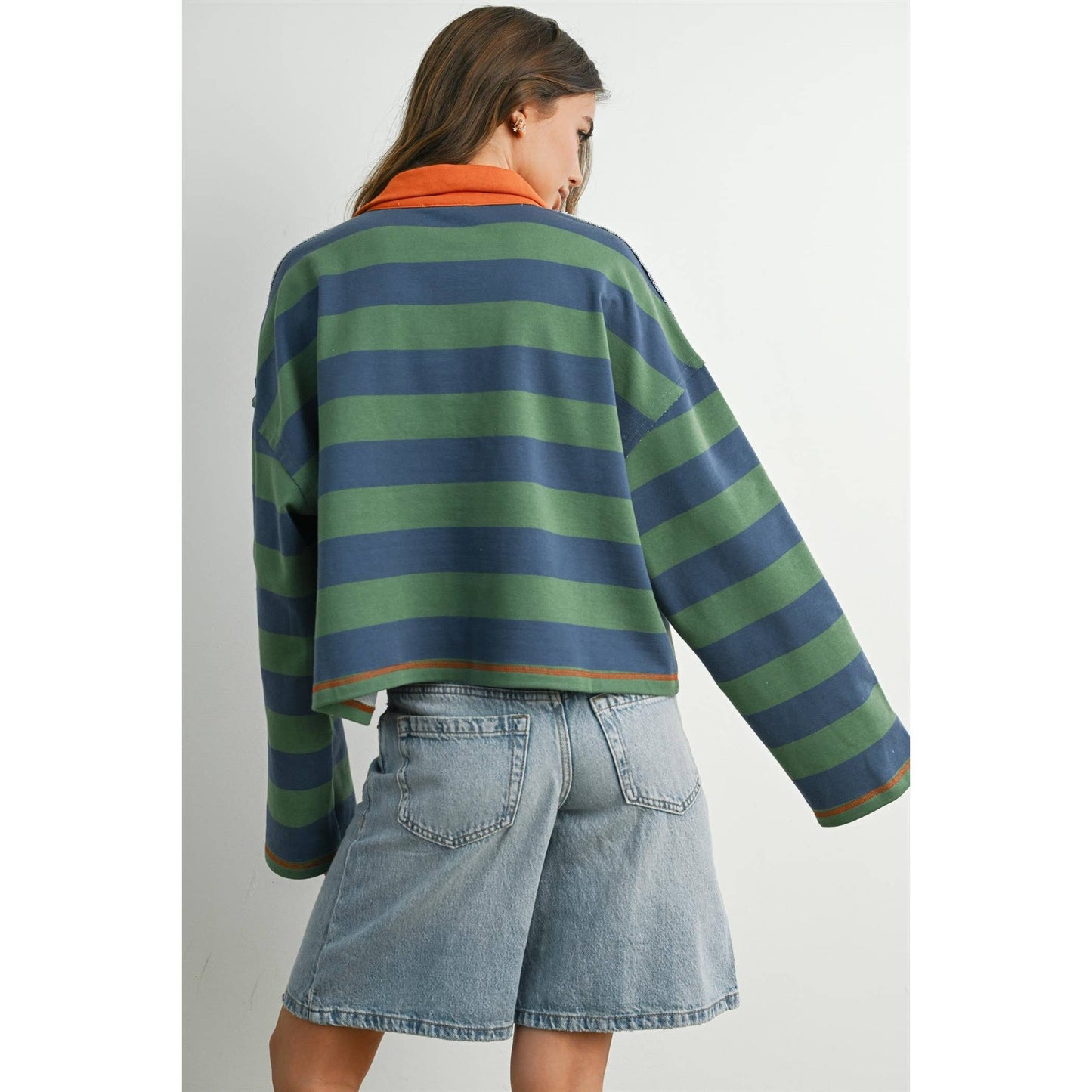 The Scarecrow Striped Quarter-Zip