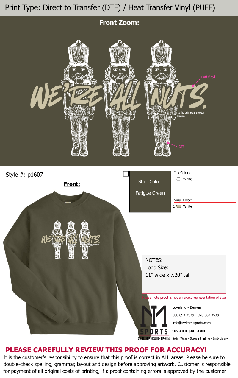 ‘We’re All Nuts’ Crewneck Sweatshirt