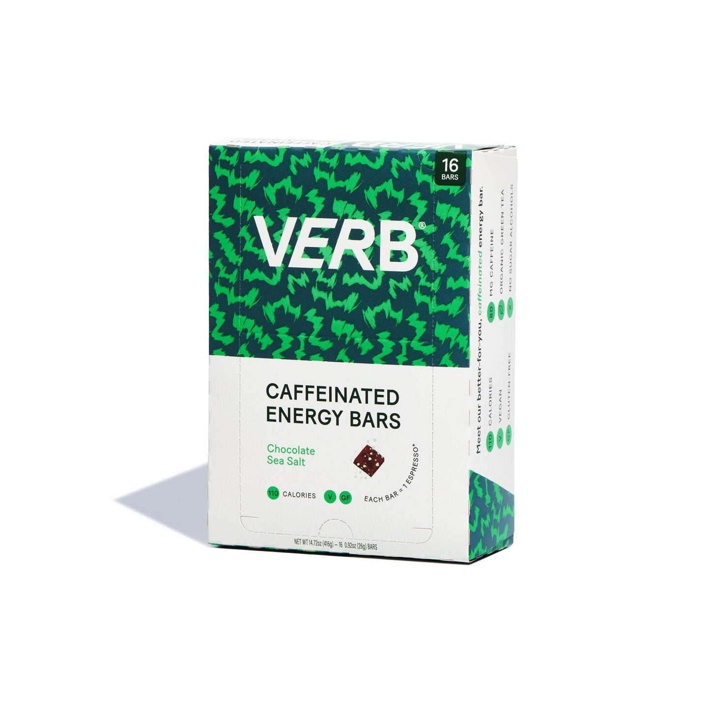 VERB Caffeinated Snack Bar- Chocolate Sea Salt