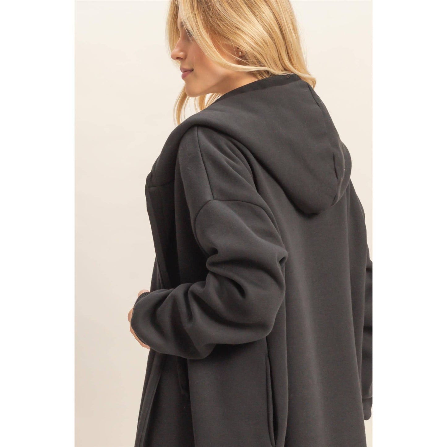 French Terry Hooded Jacket