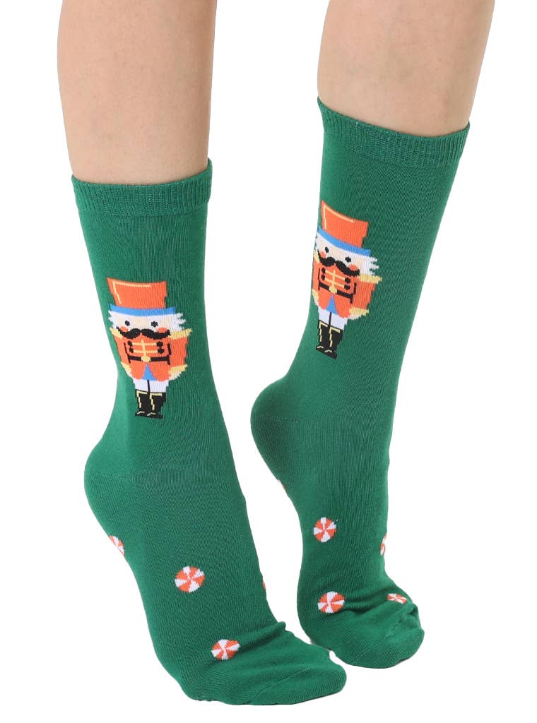 '3D' Nutcracker Socks